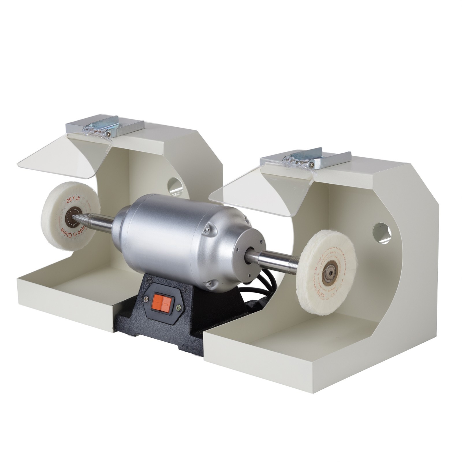 High Speed 3000RPM Dental Lab Polishing Lathe Machine 2PCS Protective Covers USA