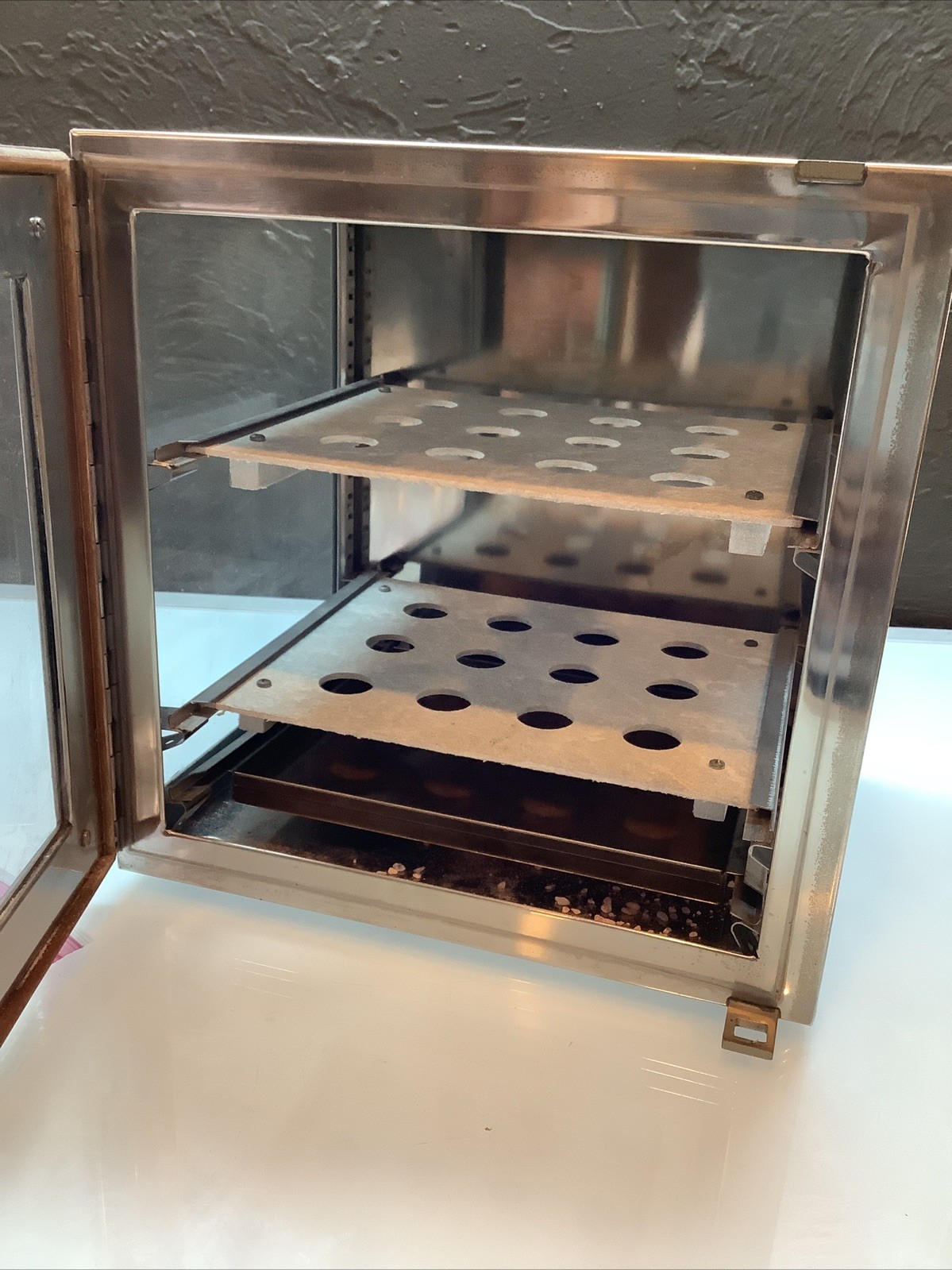 Boekel Scientific Glass Desiccator Cabinet with two shelves