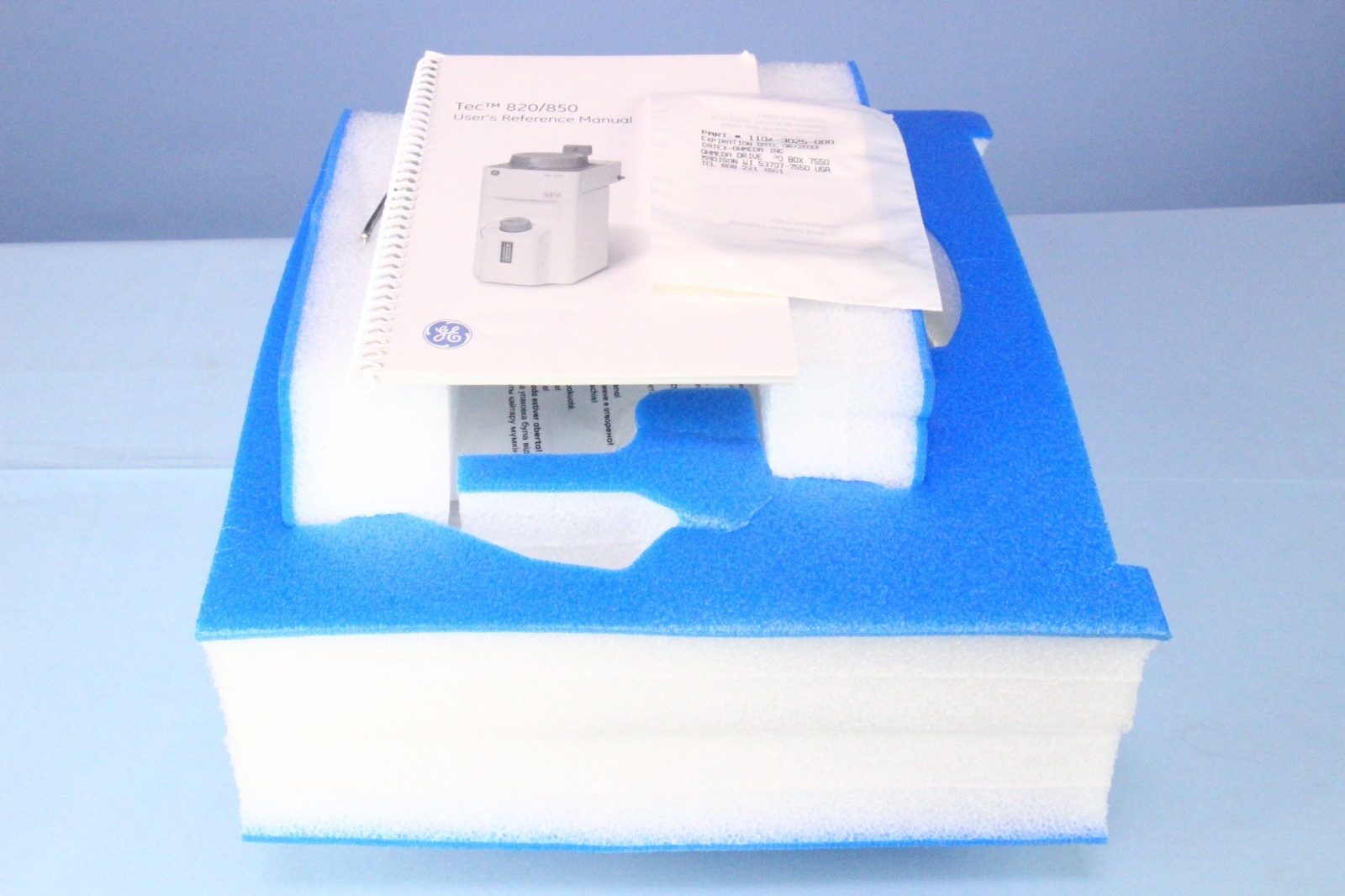 New GE Datex Ohmeda Tec 850 SEV Sevoflurane Vaporizer New with Warranty