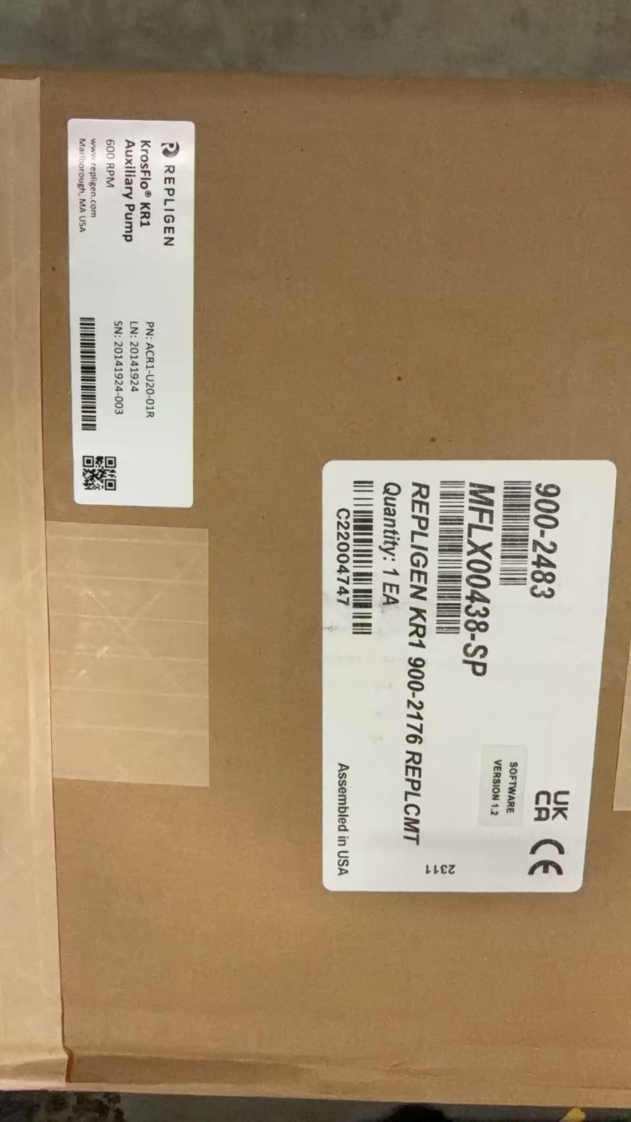 Repligen KrosFlo KR1 Peristaltic Pump with PumpHead 900-2484