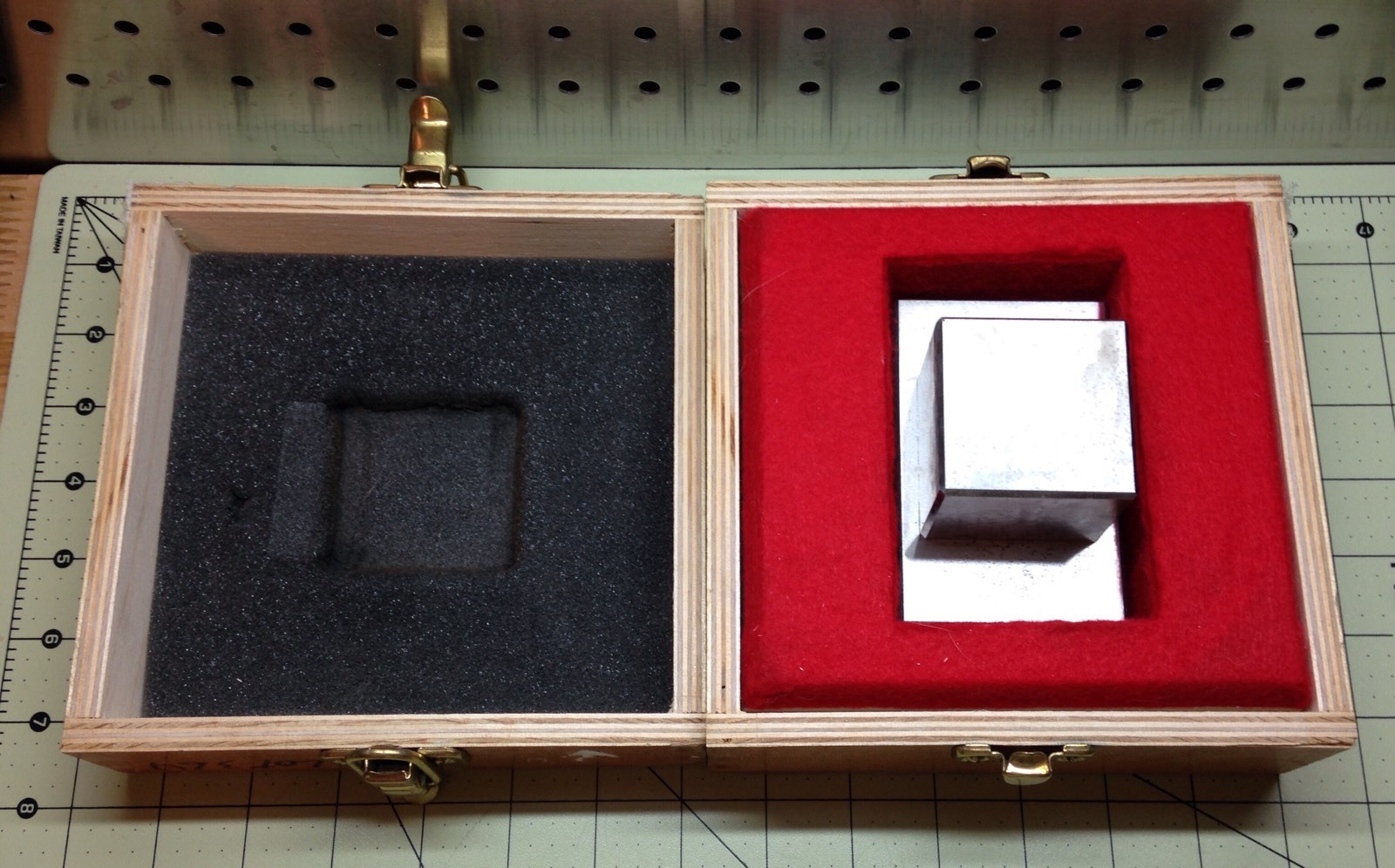 Unknown Solid Metal Laser Component w/Custom Lined Box