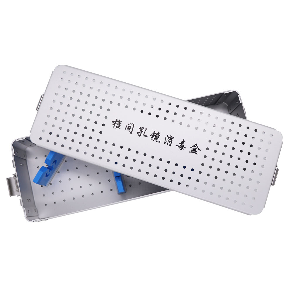 Aluminum alloy sterilization box Intervertebral foraminal endoscope box Screwbox