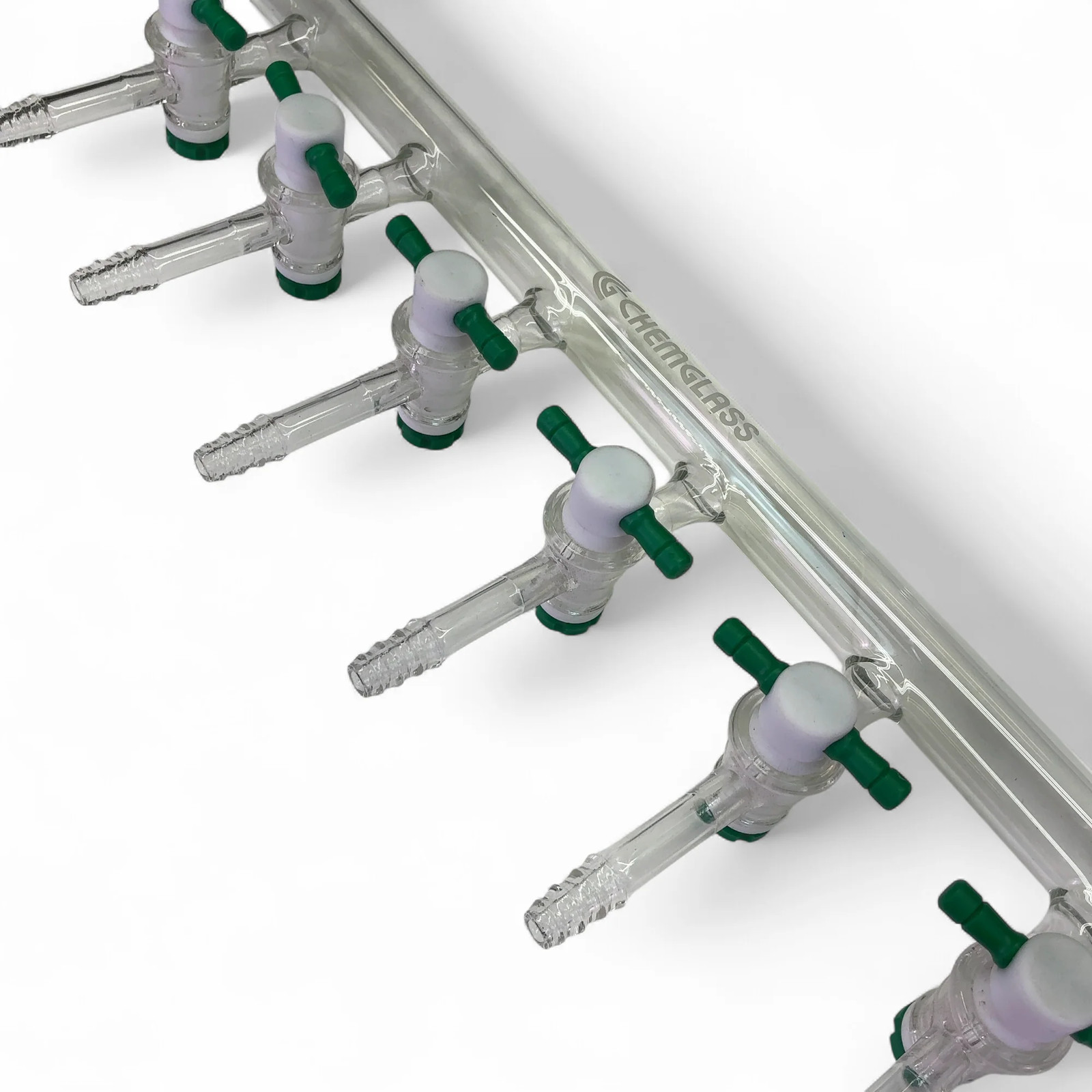 Chemglass Right-Handed 6 Port Vacuum Manifold CG-4430-02 (Best Offer!)