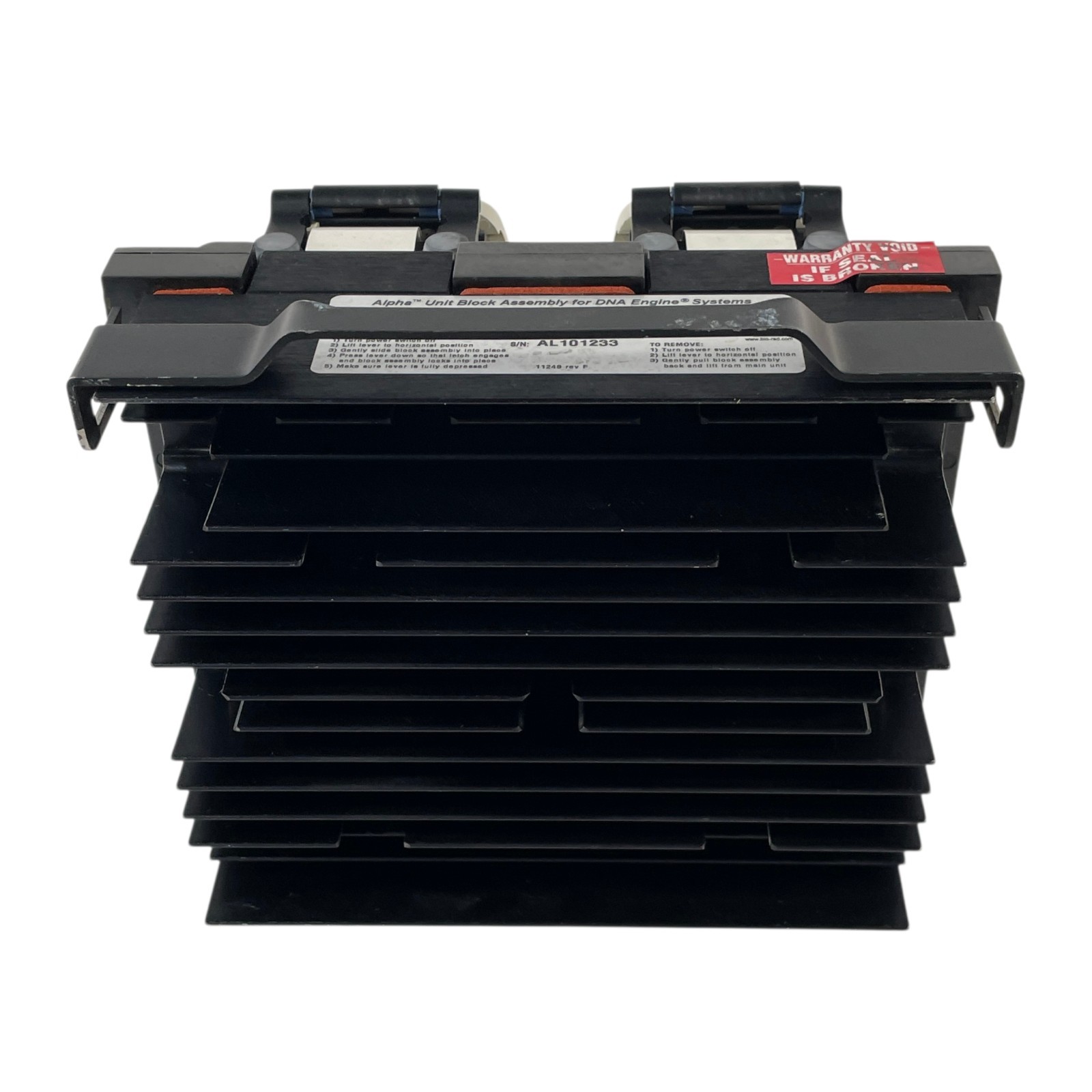 Bio-Rad ALD1244 Alpha Unit Dual Block Assembly 48/48 Well DNA Engine Systems