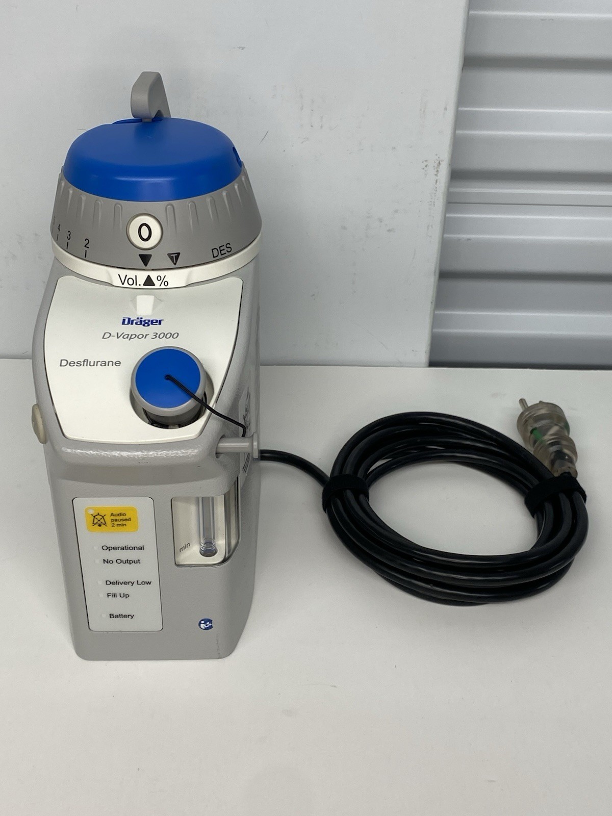Drager D-Vapor 3000 Desflurane Hospital Grade Anesthesia Vaporizer