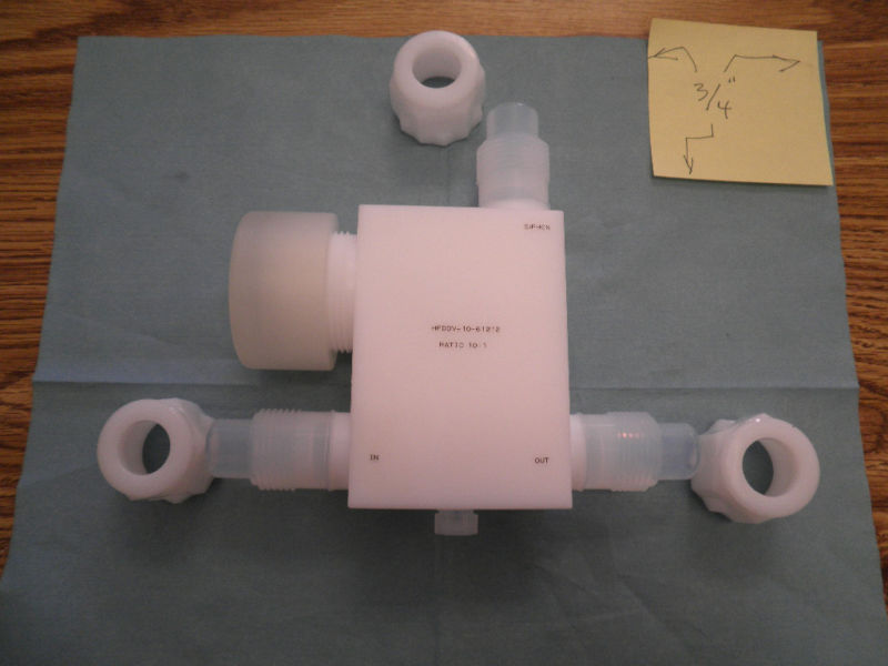 HFDDV-10-6121 Delrin Valve, Mfg. Unknown ?