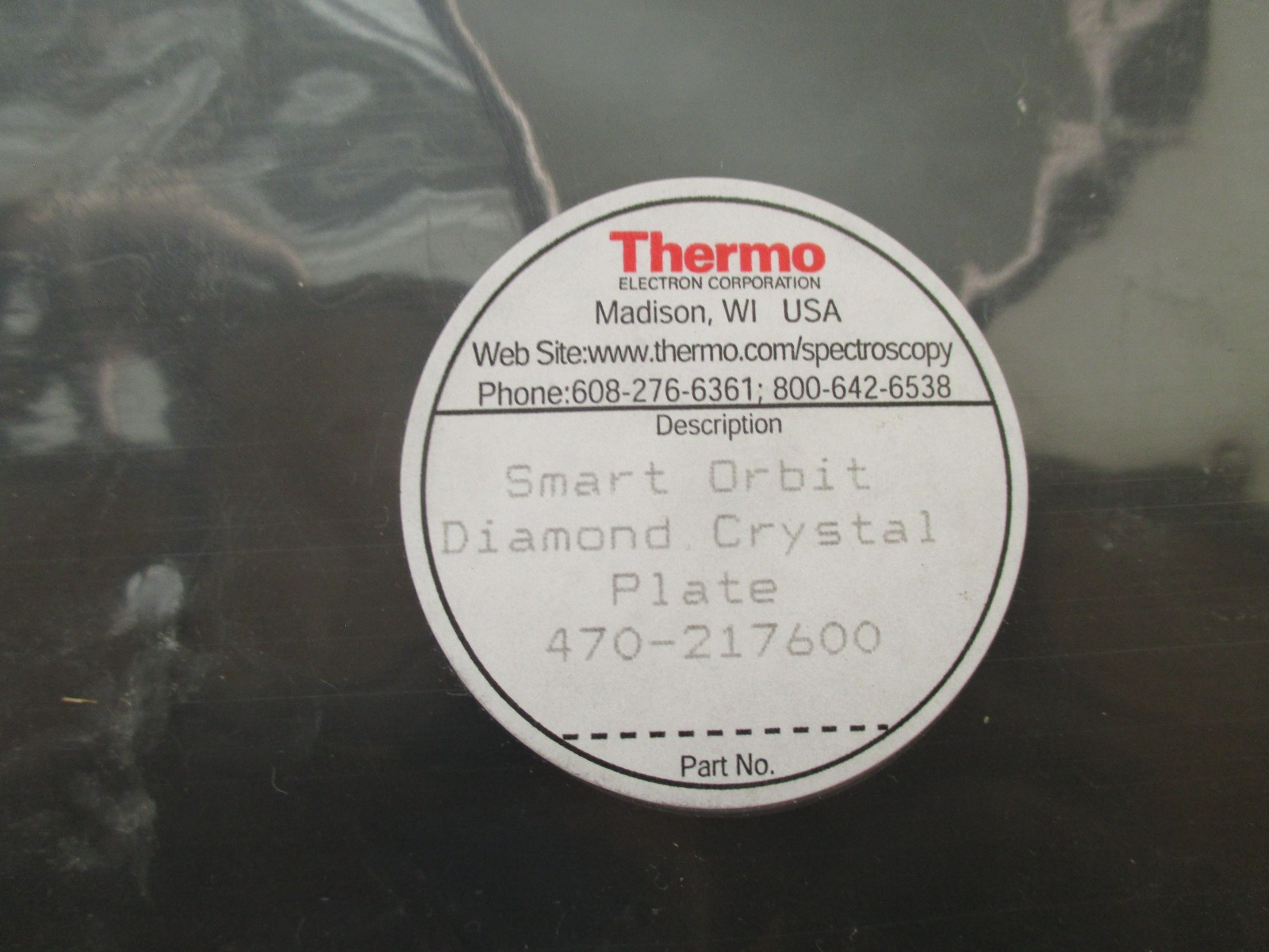 Thermo Scientific Nicolet 840-217600 Smart Orbit Diamond Crystal Plate. 470-2176