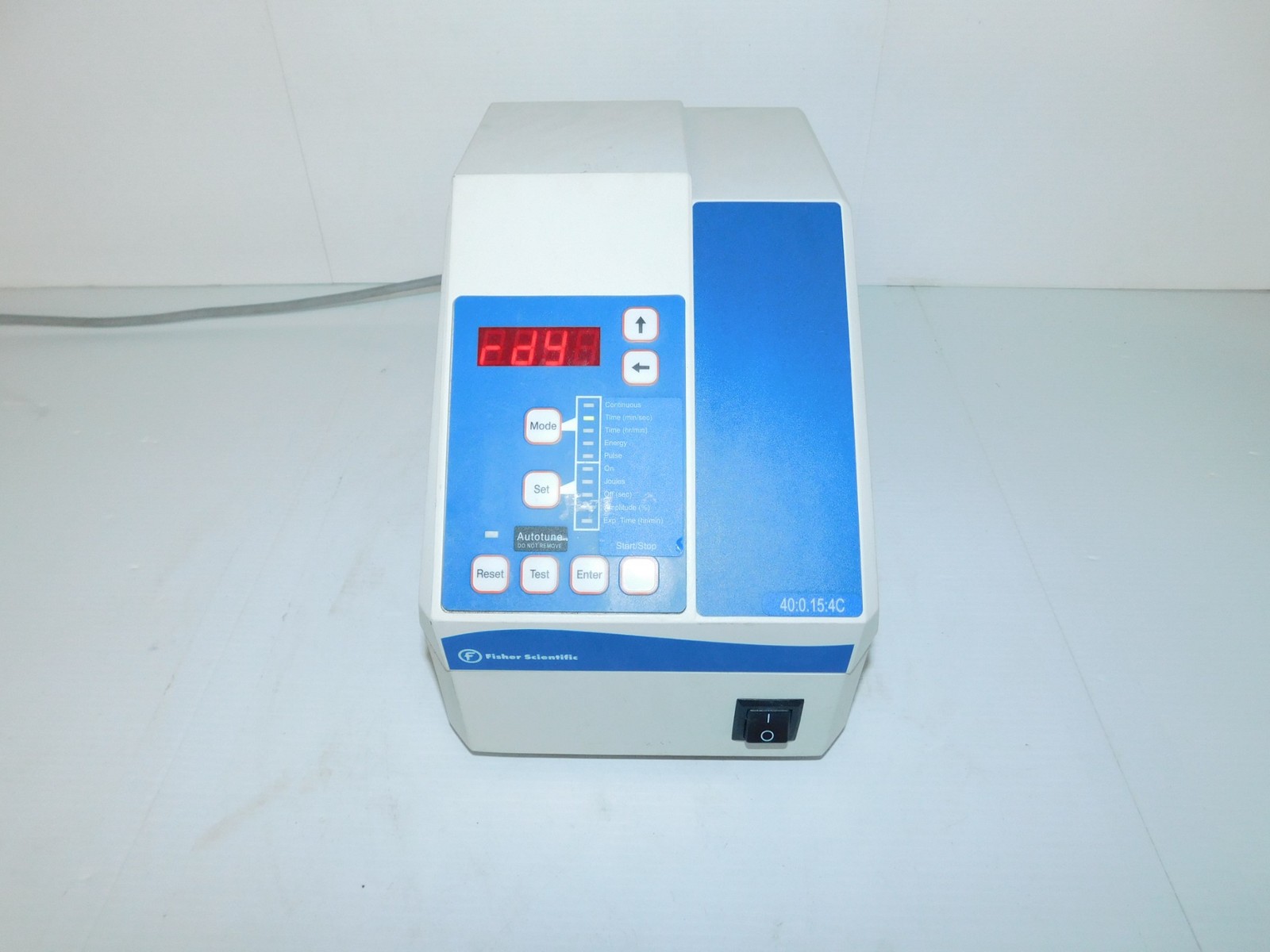FISHER SCIENTIFIC SONIC DISMEMBRATOR MODEL 150E (LSB91)