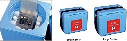 Large Vaccine Carrier, High Density Polyethylene 4Icepacks with Capacity 1.5Ltrs