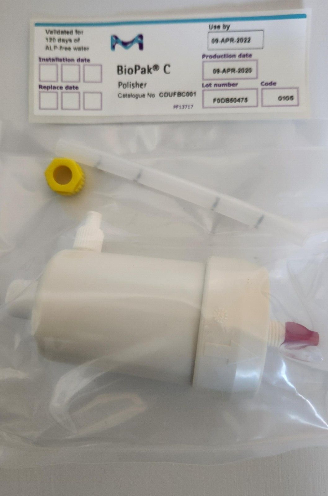 Millipore BioPak C Clinical Filter