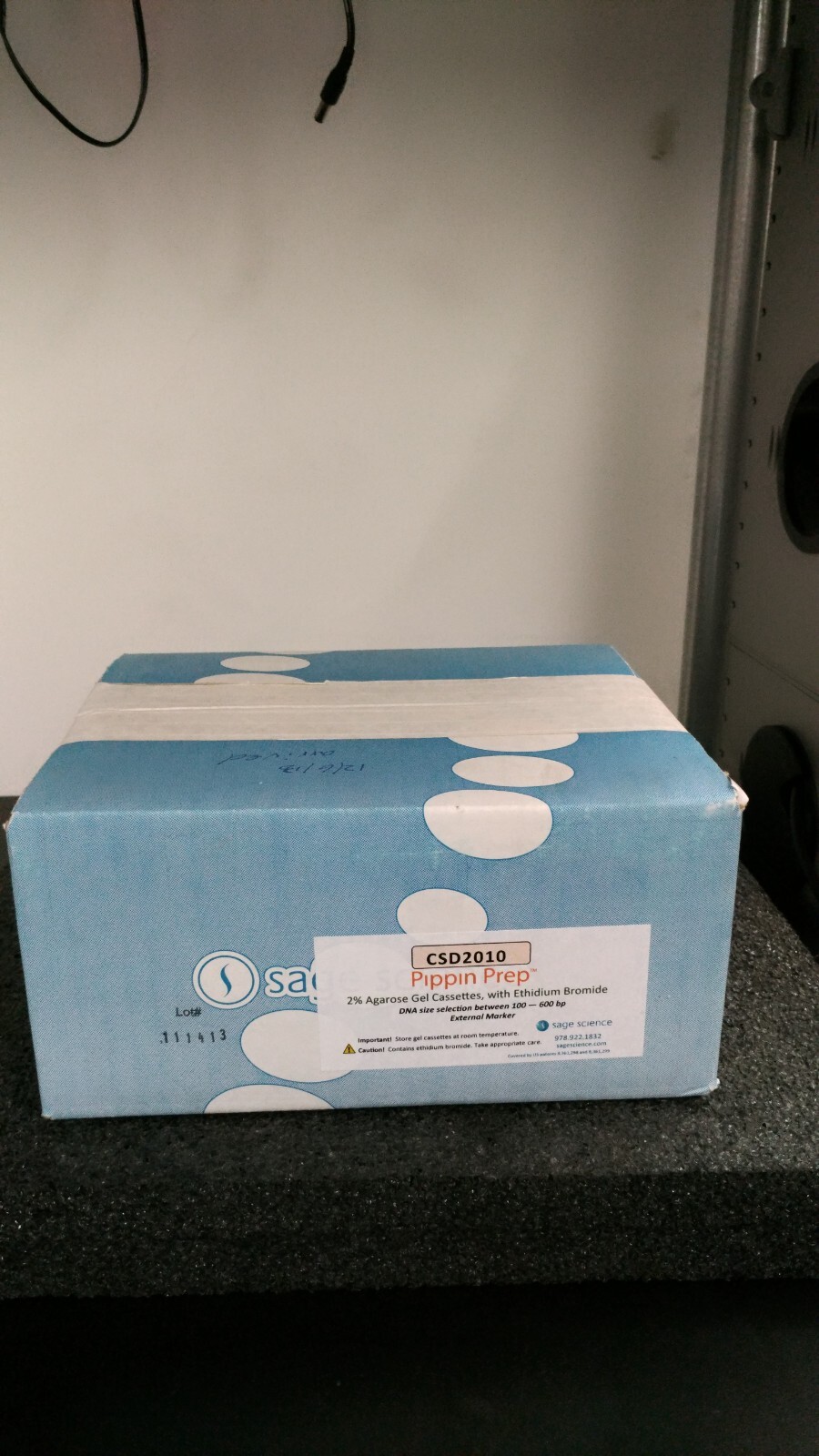 SAGE Science 2% Agarose Gel Cassettes Size Range 100-600 bp Pippin Prep
