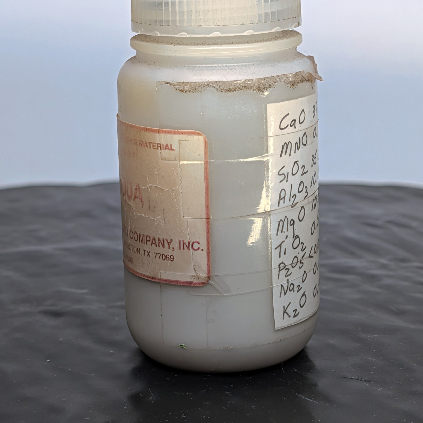 Brammer BS-100A Iron Slag CRM Reference Material Powder Partial Bottle â