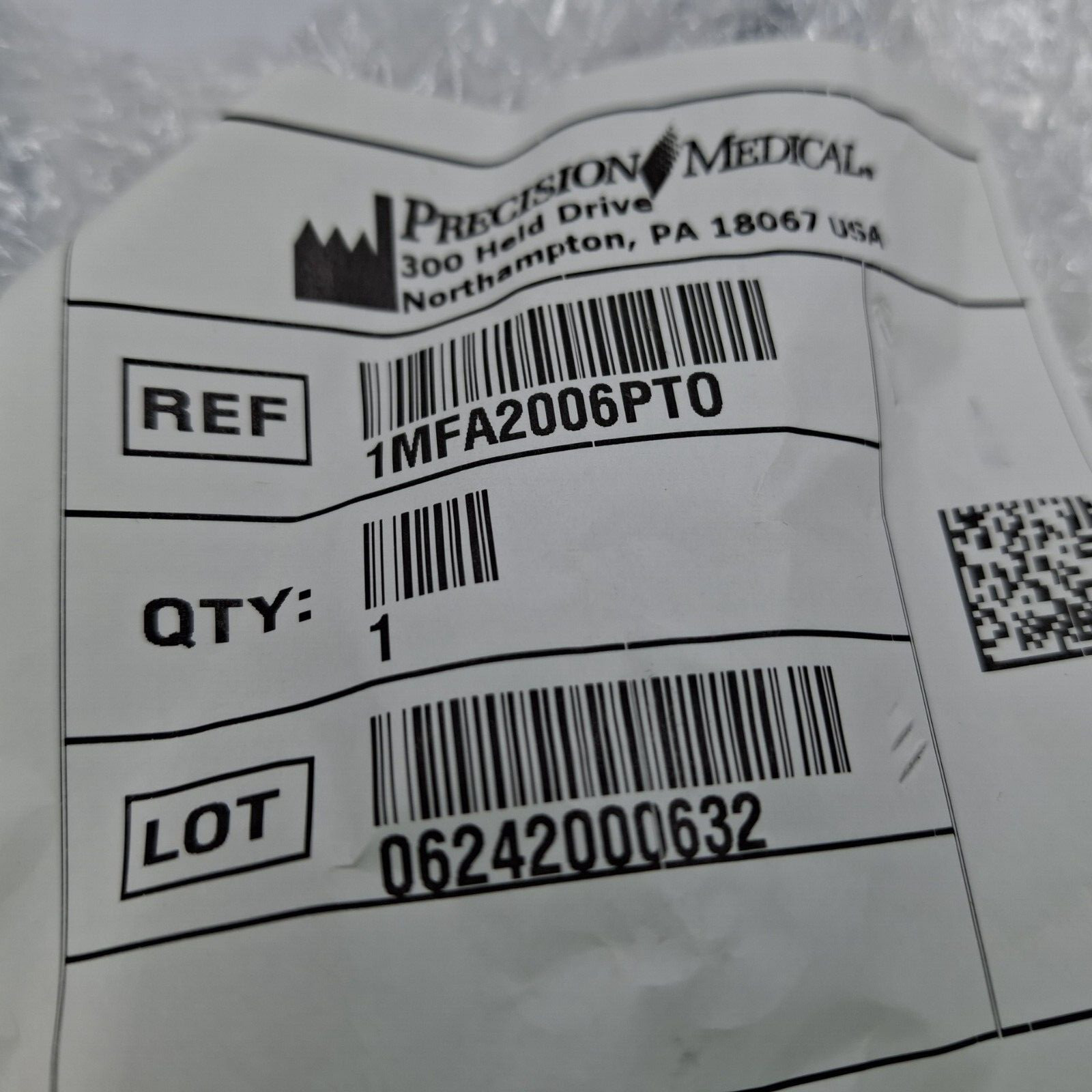 Precision Medical Series Flowmeter Chrome Air 15LPM Chemtron PTO 1MFA2006PTO