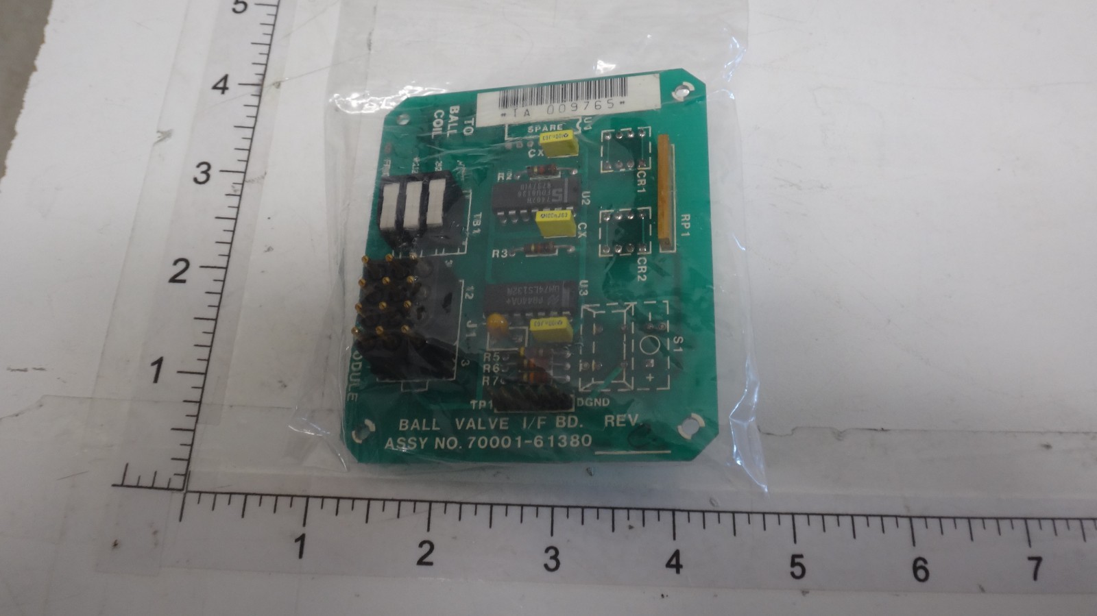 Thermo Finnigan TSQ7000 GC Ball Vale Interface I F Board 70001-61380