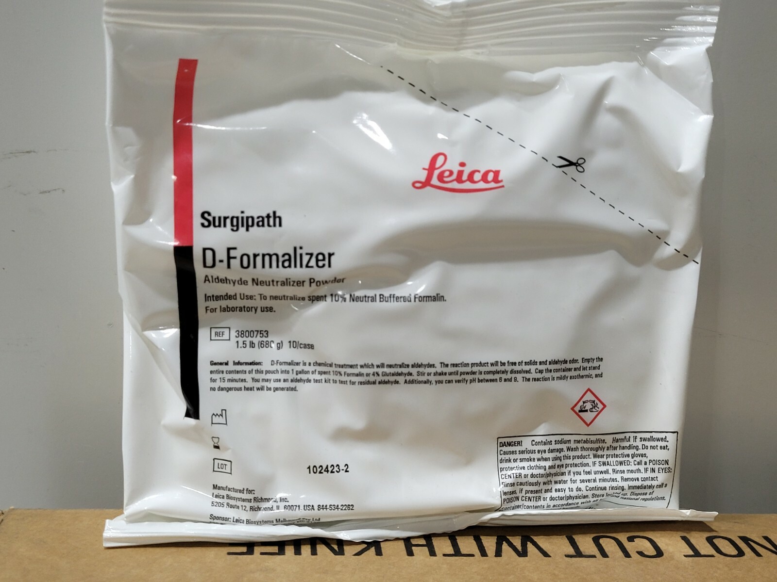 Leica Biosystems D-FORMALIZER Aldehyde Neutralizer Powder 680G QTY 10