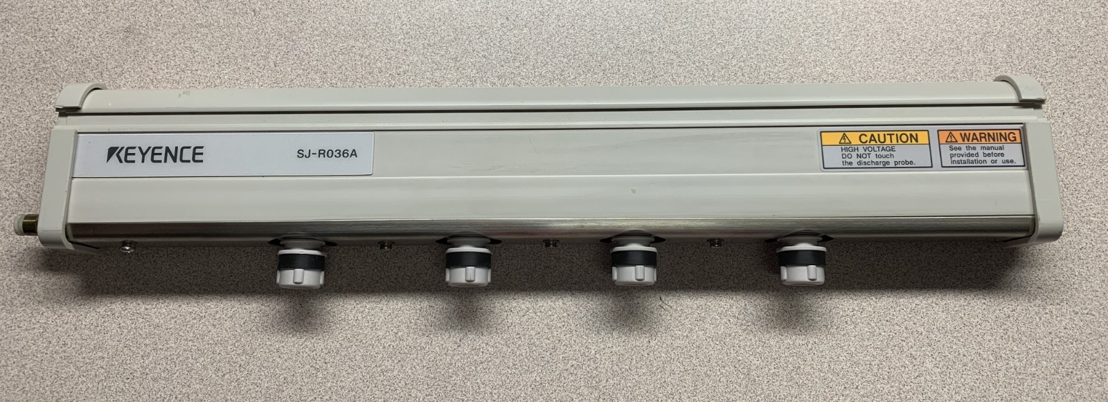 Keyence SJ-R036A Static Eliminator Ionizer Bar 24VDC
