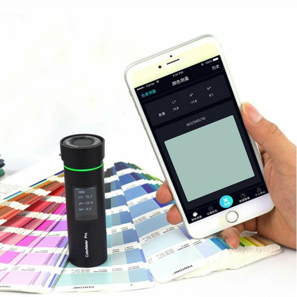Digital Colorimeter Color Meter Chroma Meter 8mm APP Color Matching D/8 SCI
