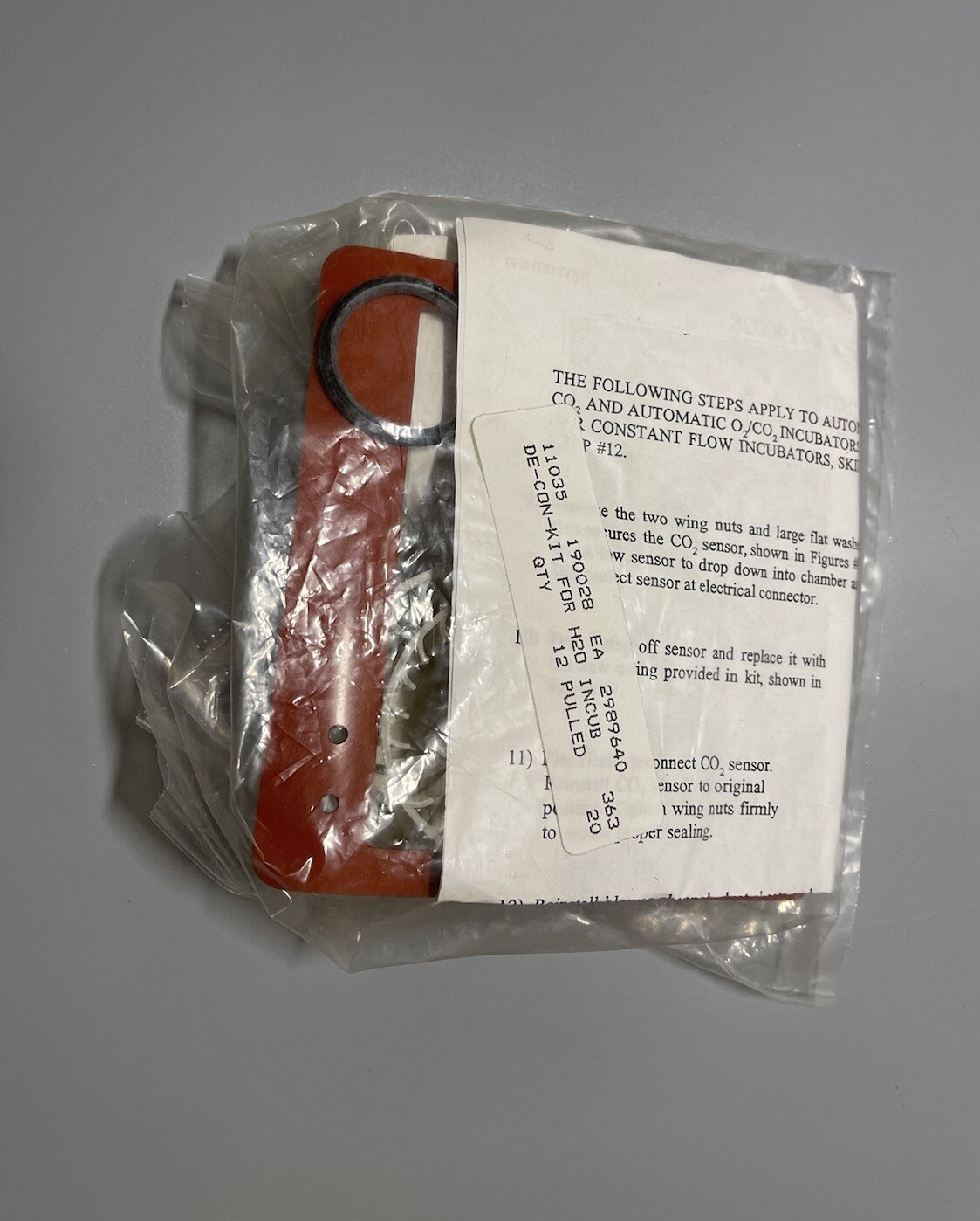 THERMO FISHER SCIENTIFIC 190028, DE-CON KIT FOR H2O INCUBATOR