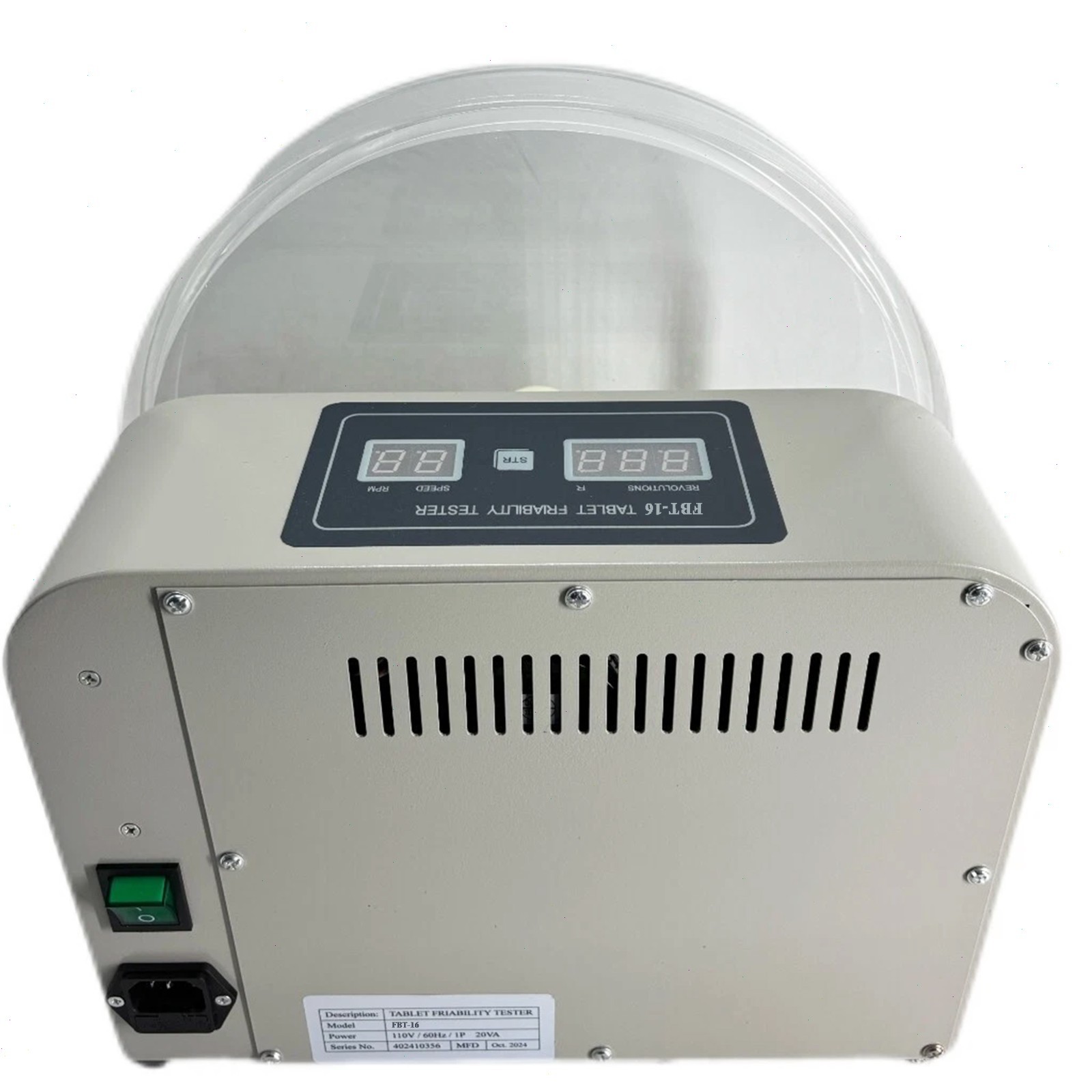 Tablet Friability Tester Friability Testers with Rotation Speed Range 25rpm