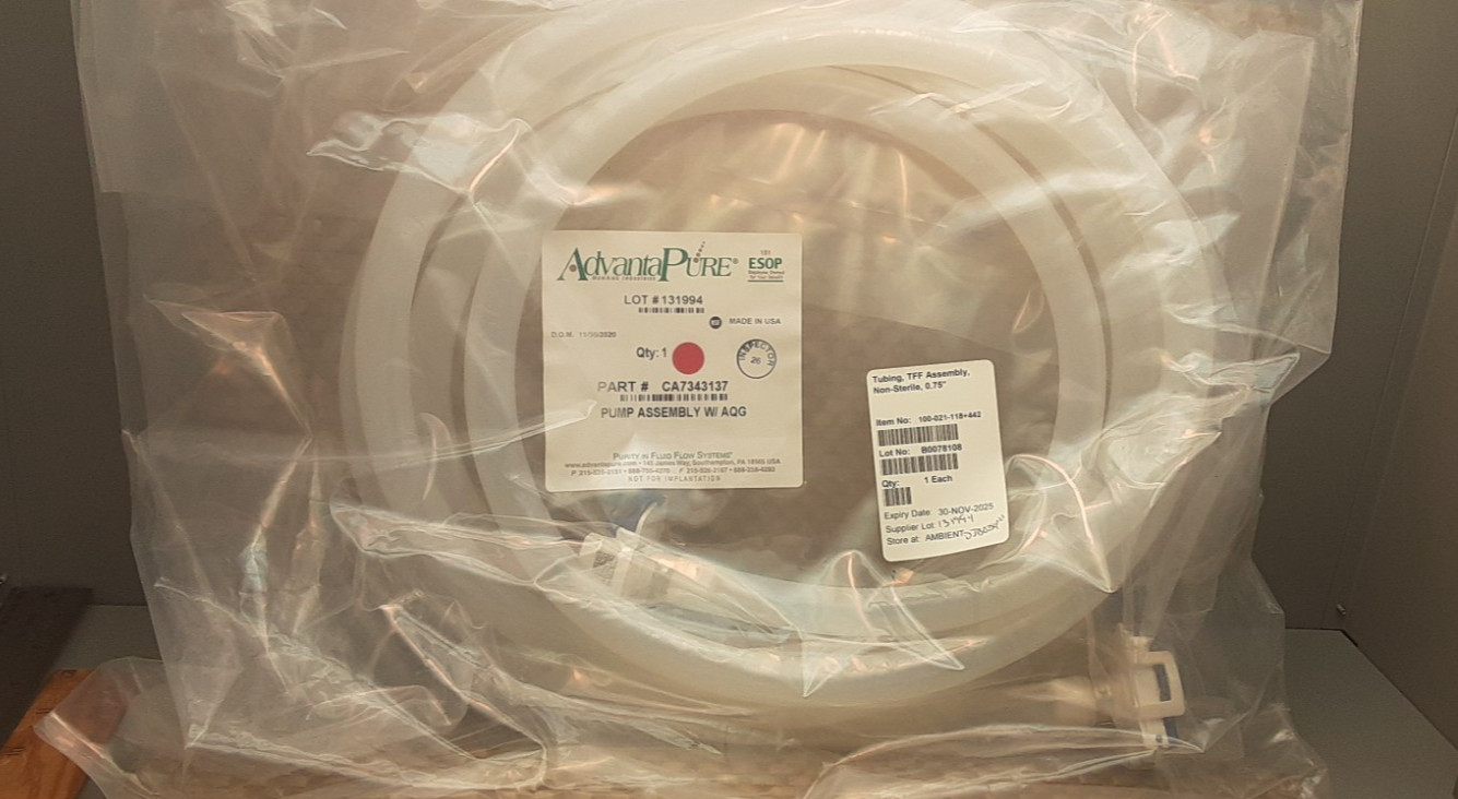 AdvantaPure 0.75″Tubing(CA7343137) Pump Assembly w/AQG17008 conectors/both ends