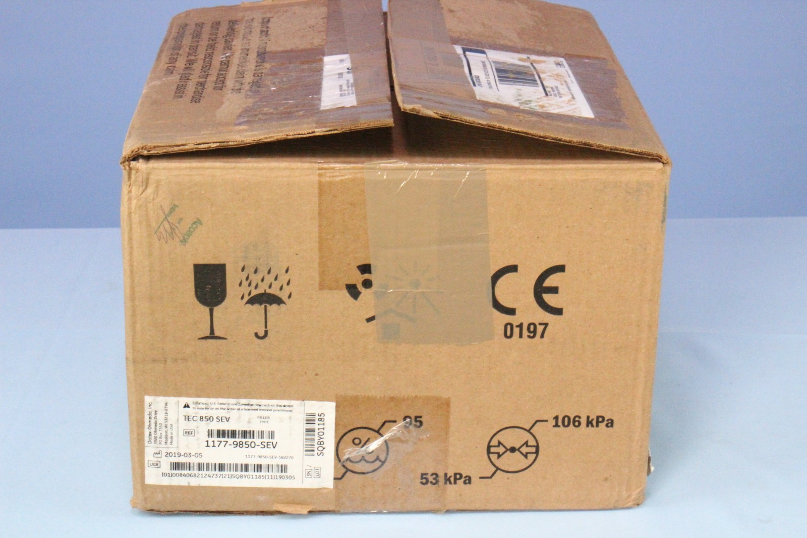 New GE Datex Ohmeda Tec 850 SEV Sevoflurane Vaporizer New with Warranty
