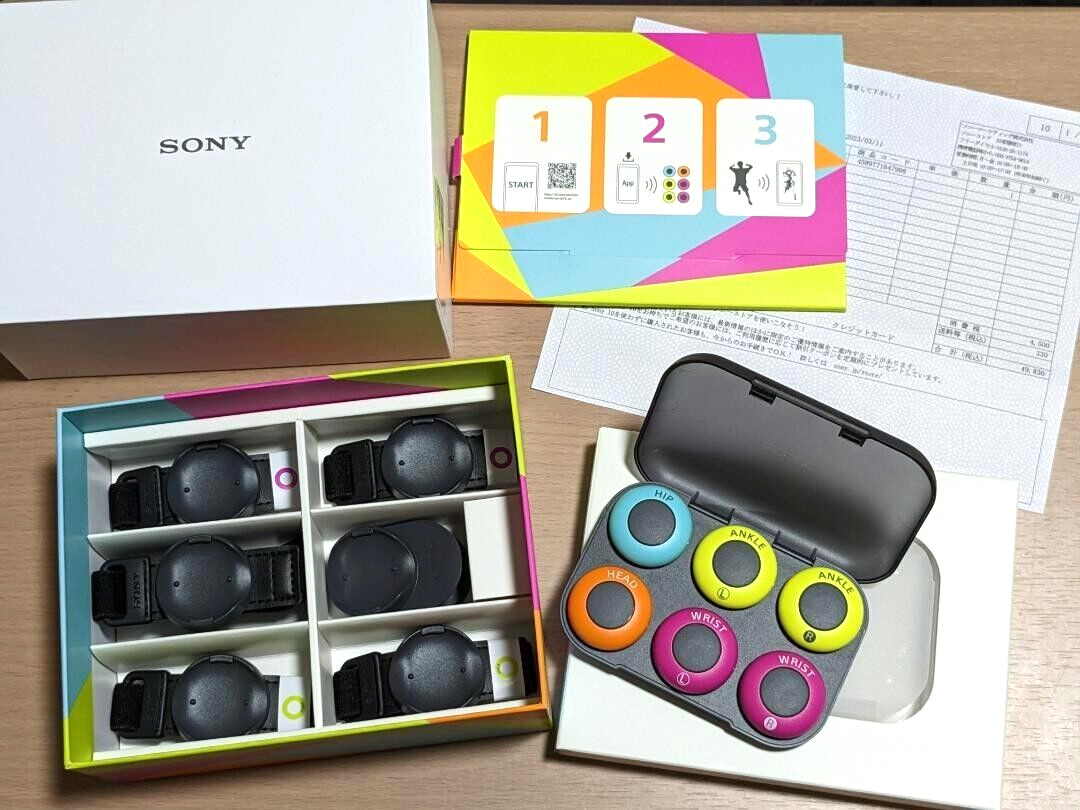 SONY Mocopi Mobile Motion Capture QM-SS1 VTuber Vr Metaverse Sensor New Japan