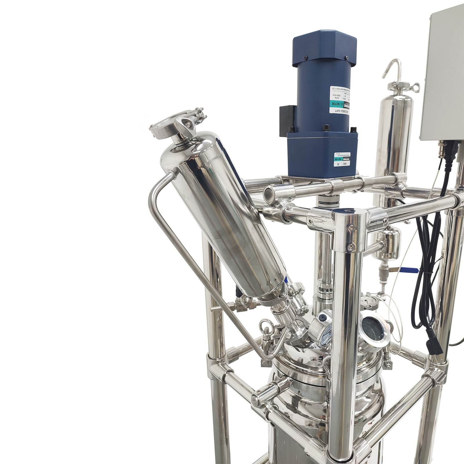 110V 10L High Temperature Double-layer Stainless Steel Reactor Reaction Kettle