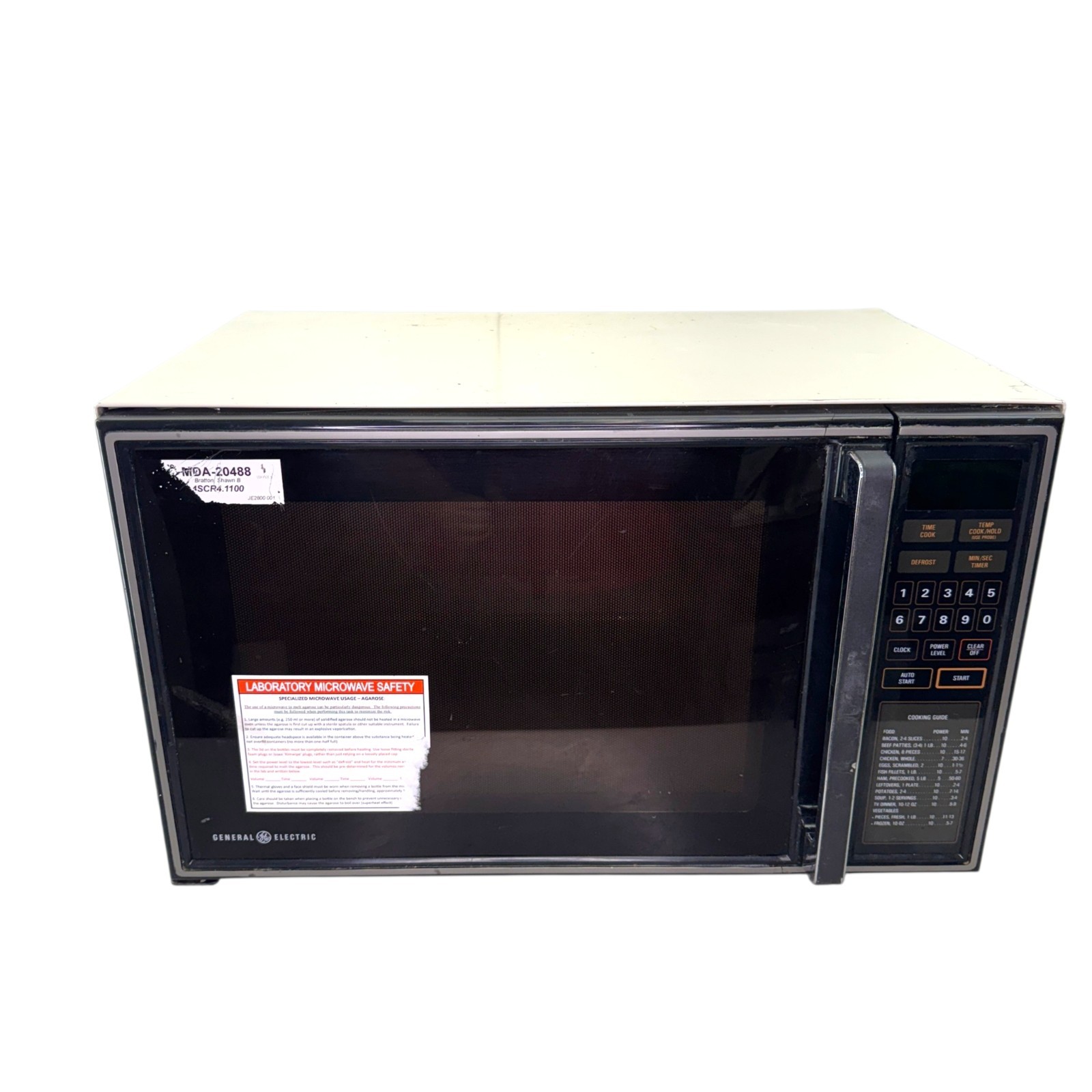 Vintage GE General Electric Countertop Microwave Oven Lab Prop