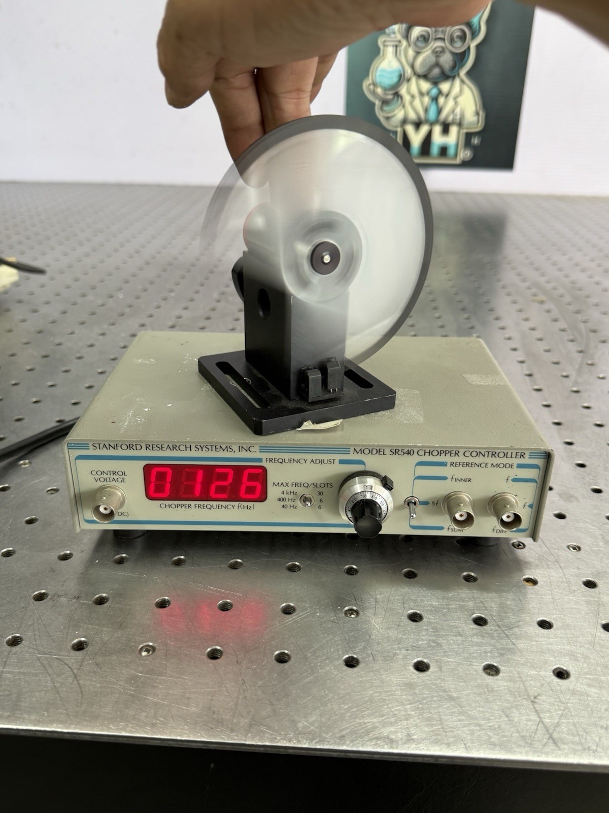 Stanford Research Systems SR540 Optical Chopper Controller w/ Head AS-IS