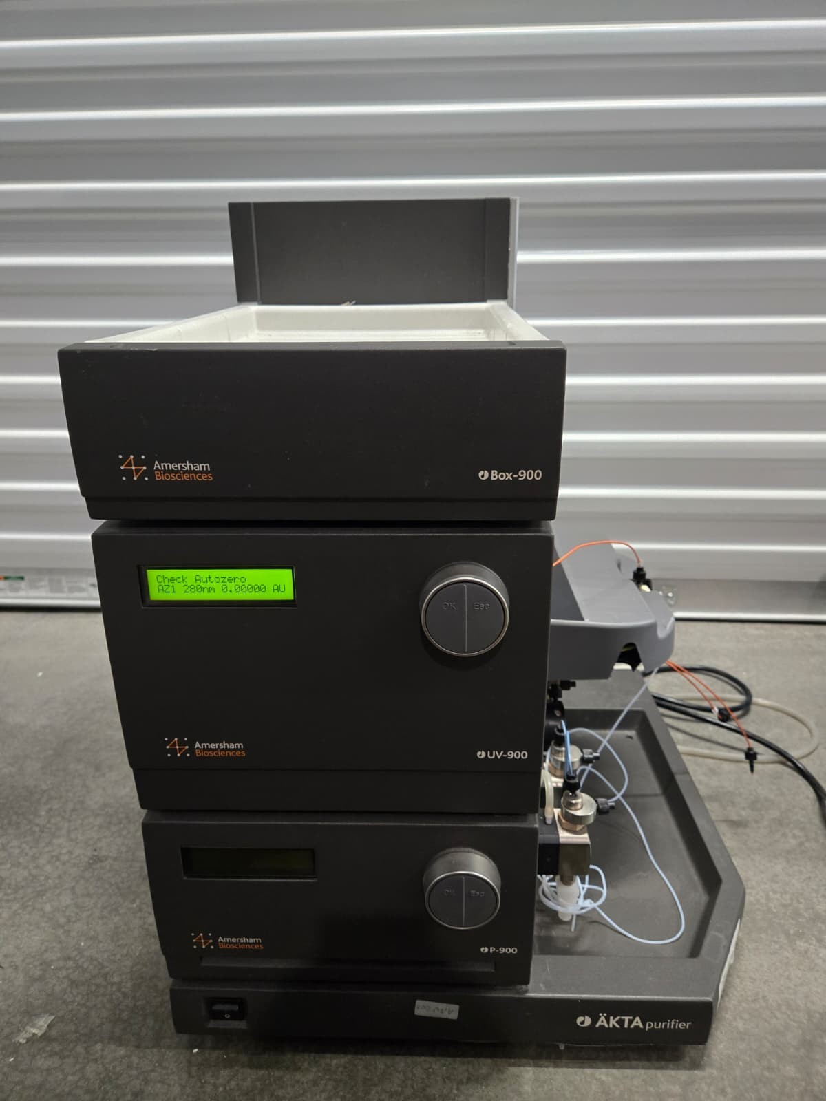 GE Amersham AKTA FPLC Frame Chassis P-900 UV-900 pH/C-900 Box-900