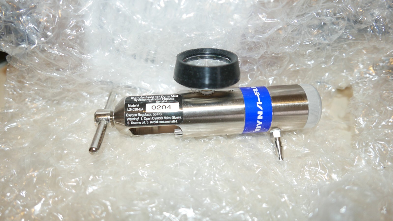 New Dyna-flo 2 L2460-GA Medical Oxygen Tank Regulator Valve Allied Healthcare