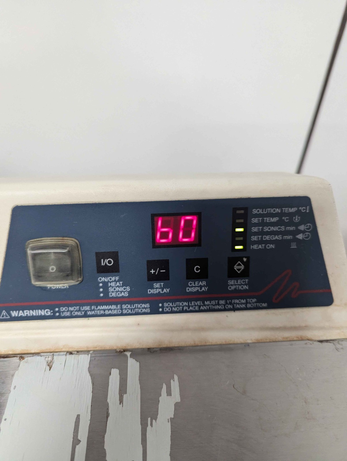 Branson Ultrasonic Bath, Model 8510R-DTH, Tested and Works!