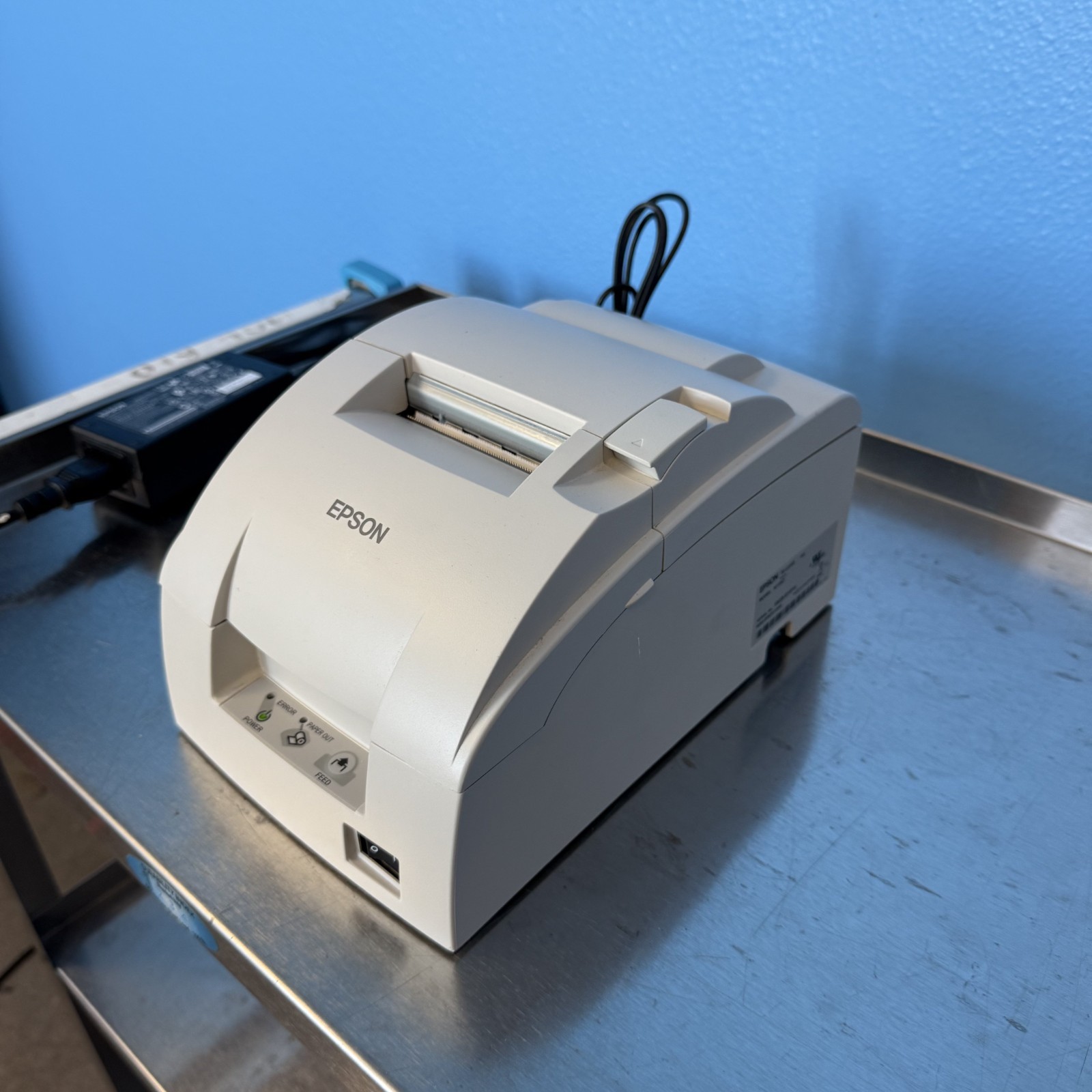 Epson TM-220D Impact Two-Color Printing 6 lps Serial Interface Power Supply
