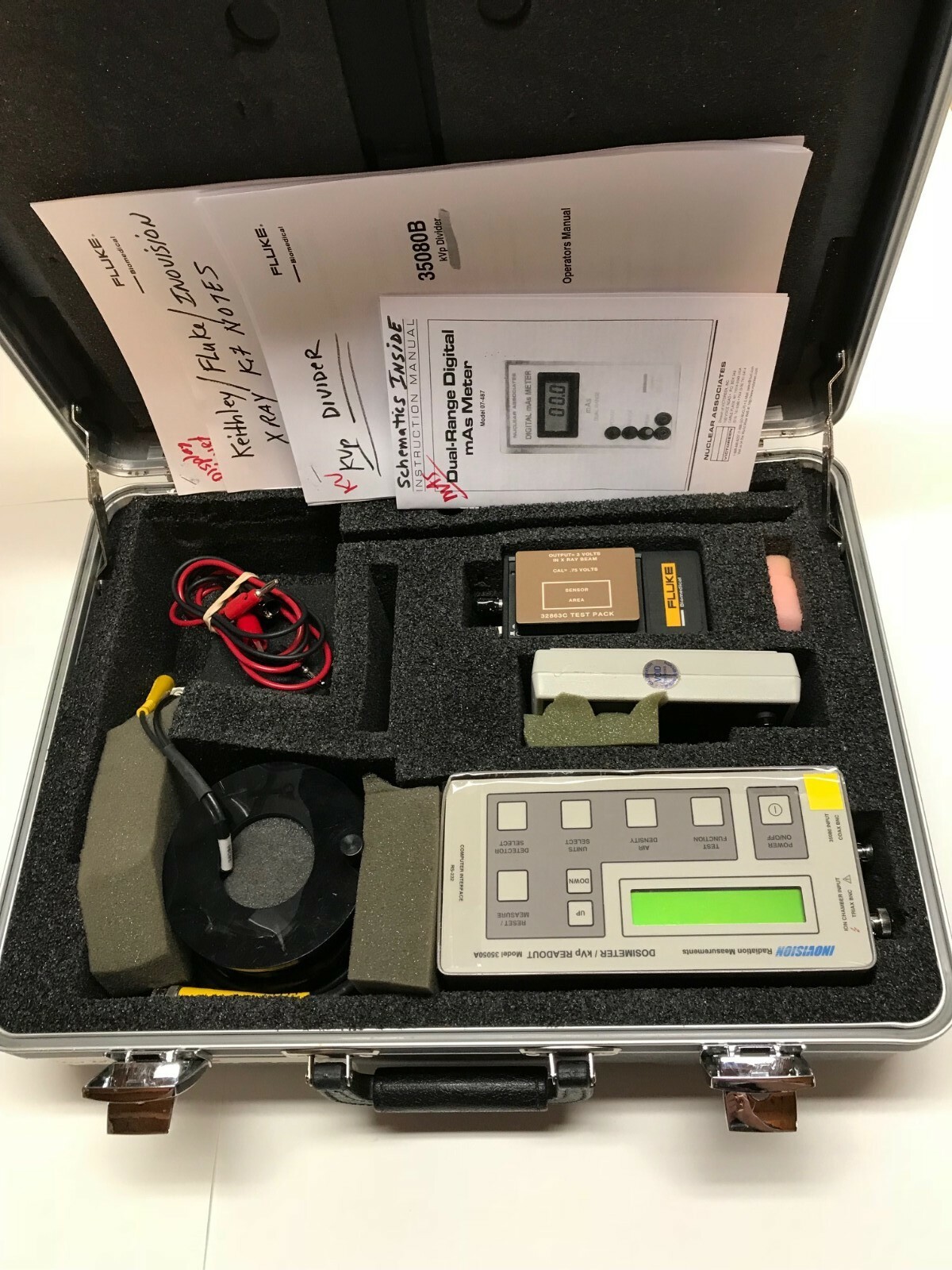 Inovision Fluke Keithley TNT meter xray test tool radcal unfors raysafe RTI RMI