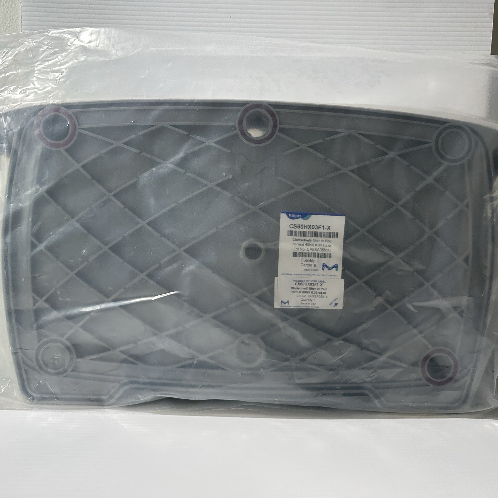 Millipore CS60HX03F1-X Clarisolve Pod Depth Filter High-Density Cultures New