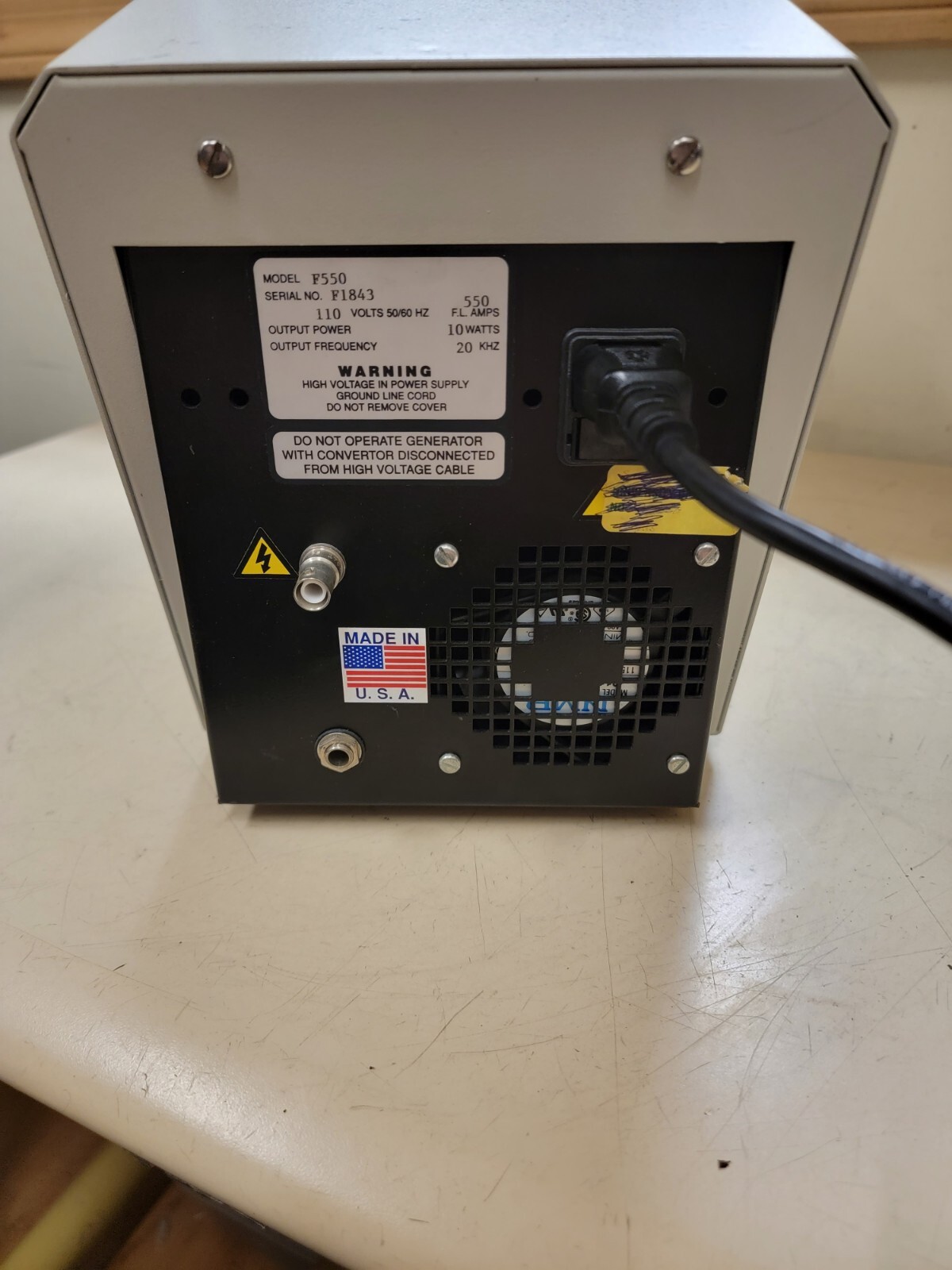 Fisher Scientific 550 Sonic Dismembrator