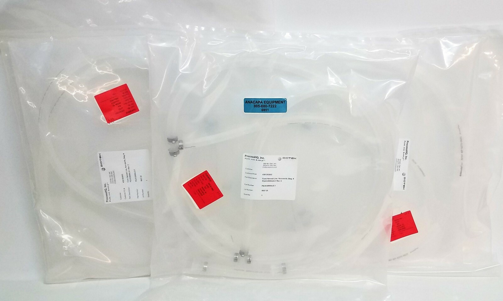 BioTek AdvantaFlex Tubing Biopharmaceutical APAF-BP-0375-0625 Lot of 3 NEW 6851