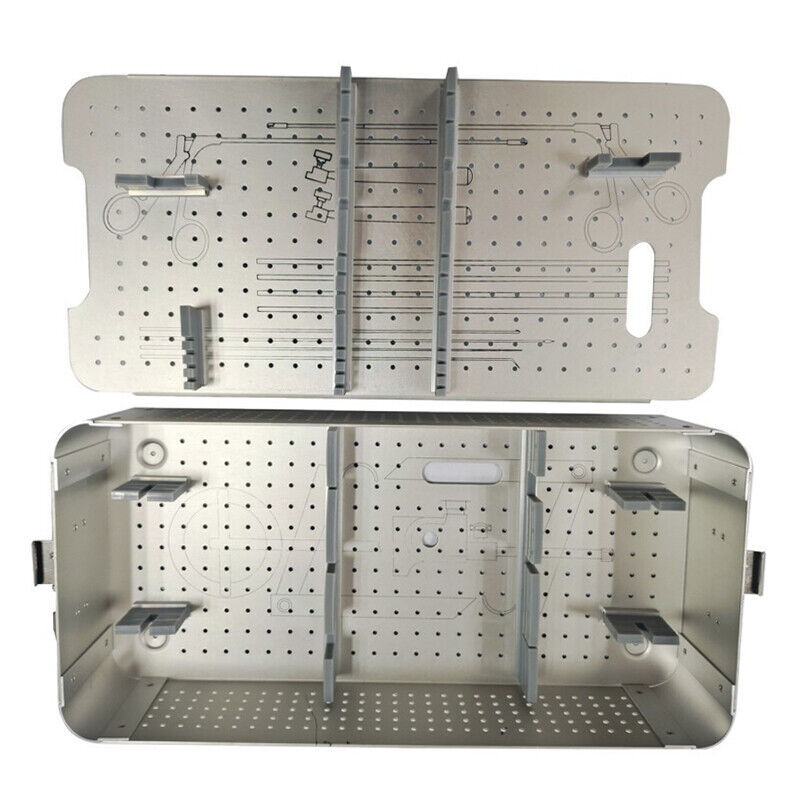laryngoscope sterilization tray box case surgical medical instrument tray box