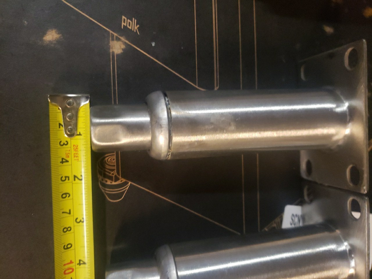 Pair Commercial Industrial legs 6″ Hobart?