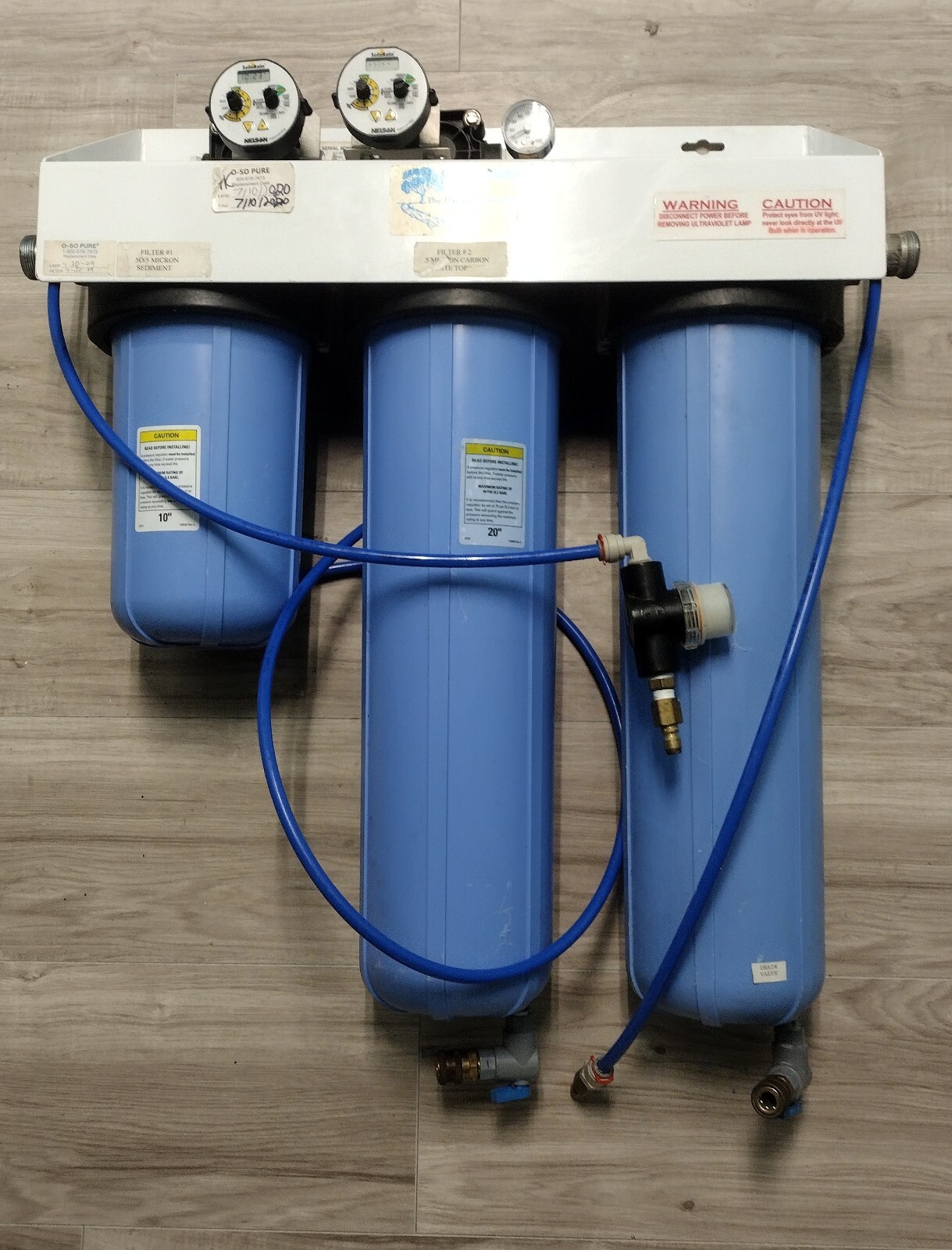 O-So Pure Water Filtration System Set-Up (Model Unknown)