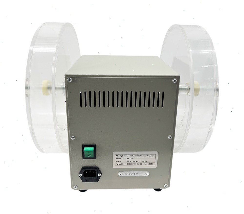 Friability Tester with Rotation Count (10～900)r Rotation Speed 25rpm for Tablets