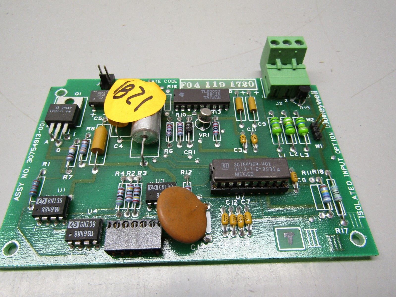 Honeywell 30754913-001 Isolated Input Option