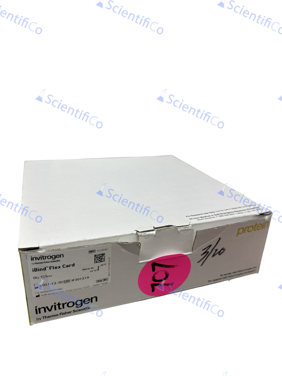 Invitrogen iBind Flex Card SLF2010 Thermo Fisher Scientific 8/Box New Open Box