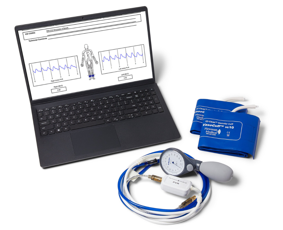 Newman Medical ABI-Q Rapid PAD Screening System (Doppler-Free PVR) – Used