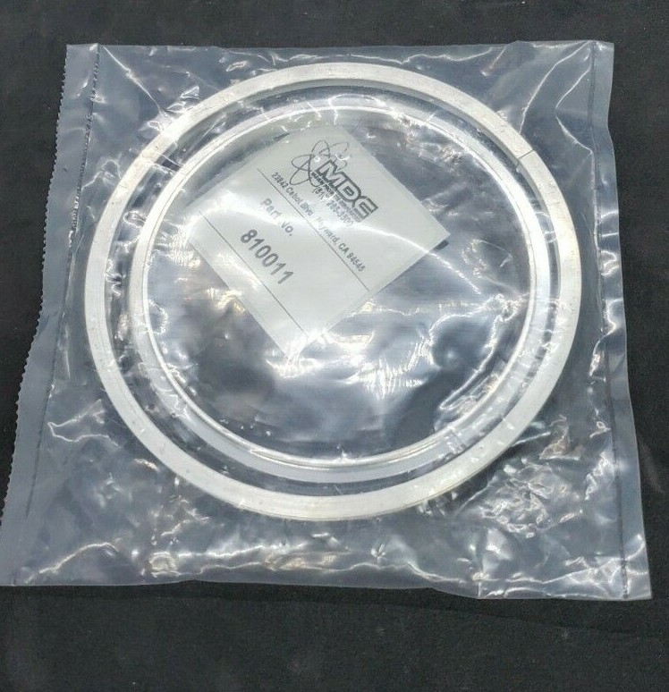 MDC Centering Ring / Gasket for NW100 Flange, Stainless Steel, New Unopened
