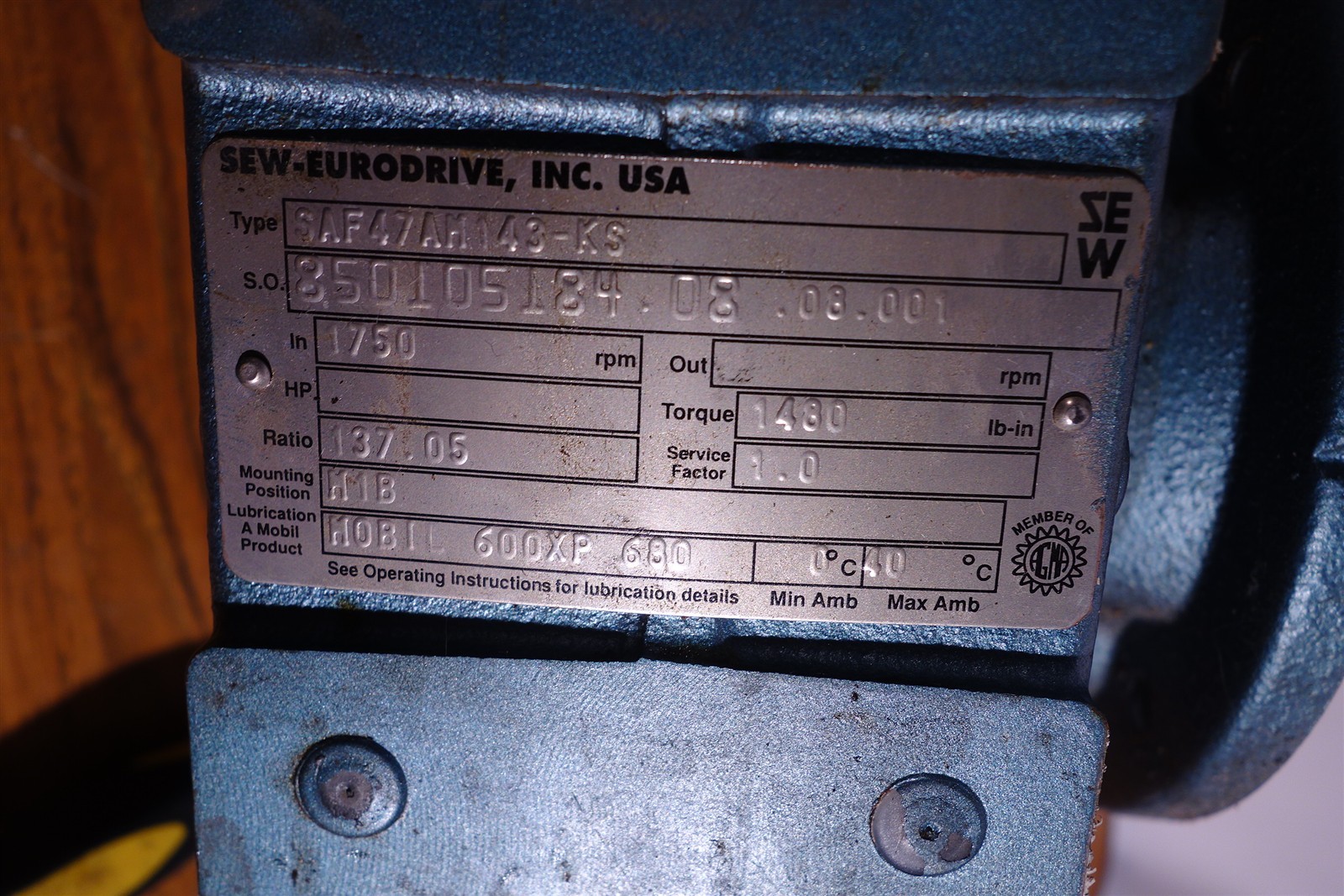 Baldor Vector 1HP Variable Speed Motor Allen Bradley Powerflex 70 Drive Encoder