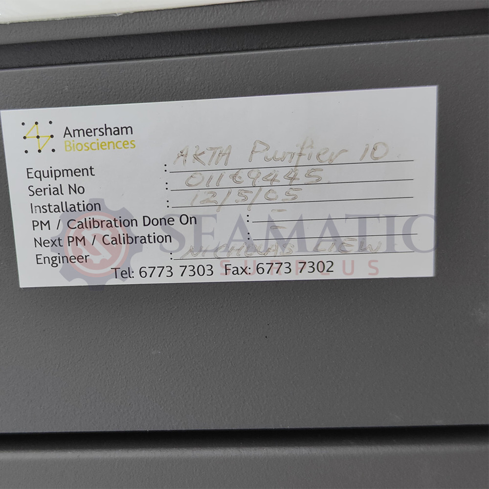 Amersham Biosciences AKTA Purifier pH/C-900 UV-900 P-900 Frac-950 INV-907, IM#01
