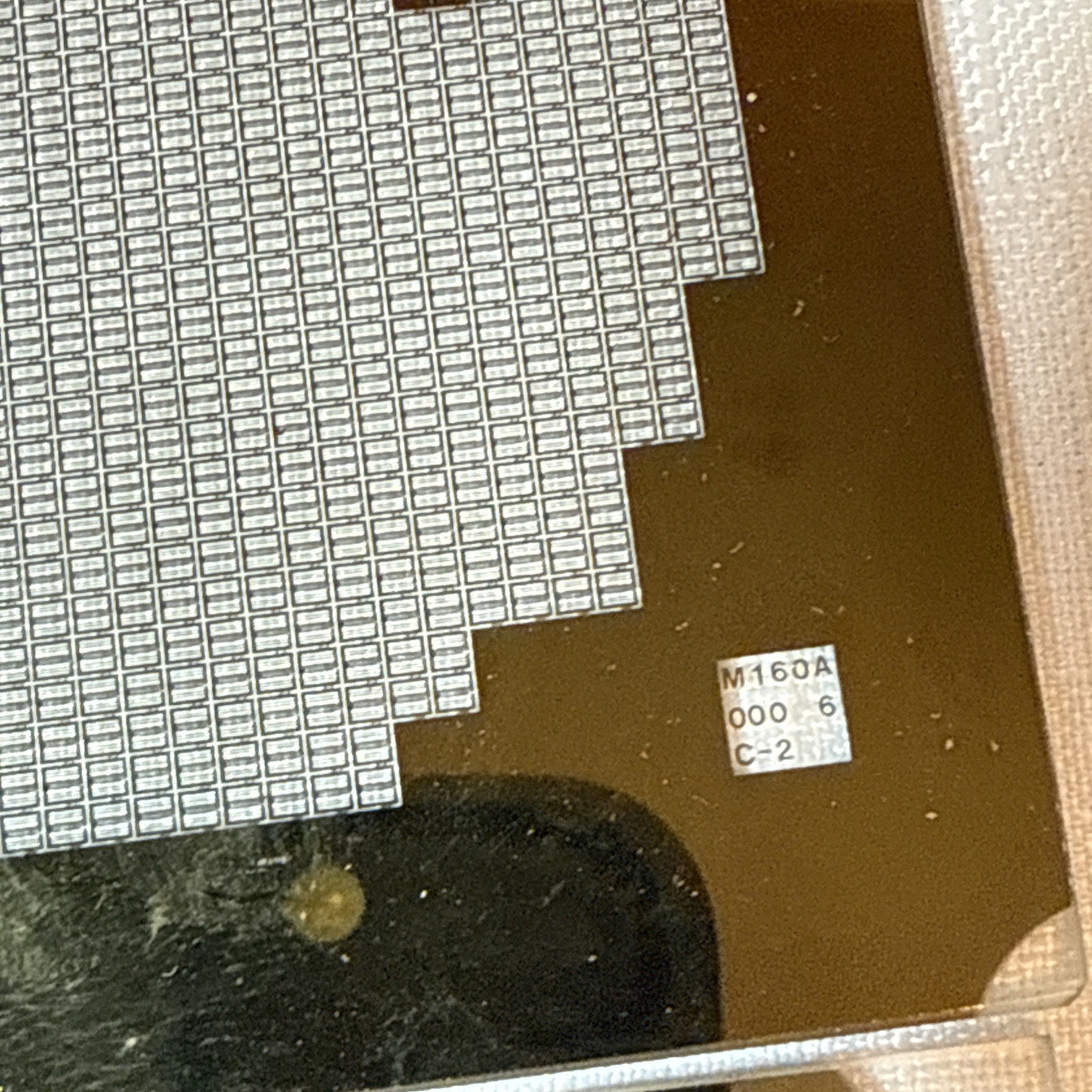 Reticle stencil used W/lithography machines! Etch With Laser On Wafer Pathway