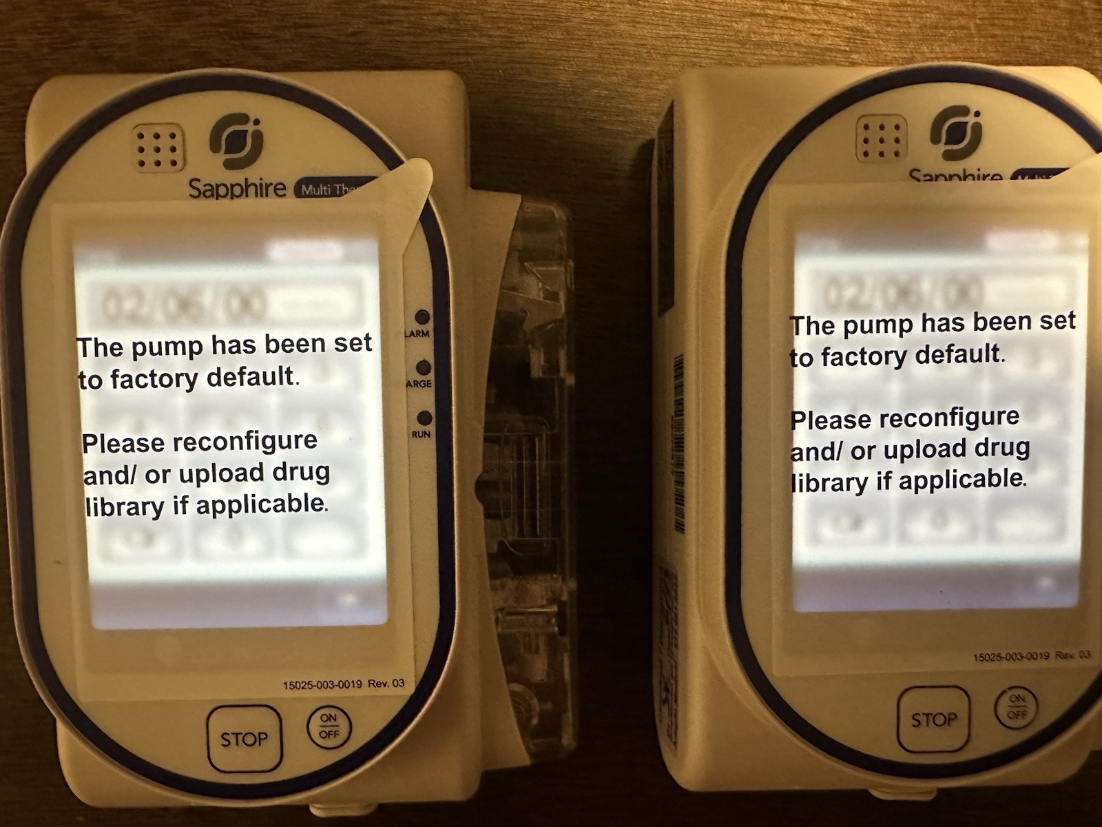 2X Q Core Sapphire Pumps 15032-000-0028 Pumps Only- No Charger – Last Cert 2023