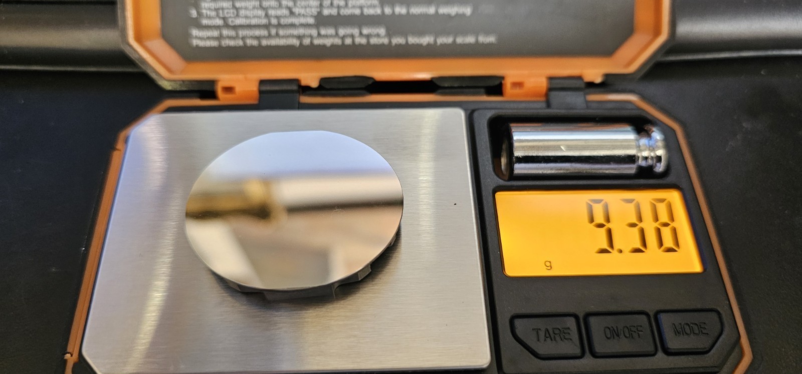 RARE OPTICAL BERYLLIUM METAL MIRROR MIL SPEC UK LASER OPTICS AS PICTURED P1-A-10